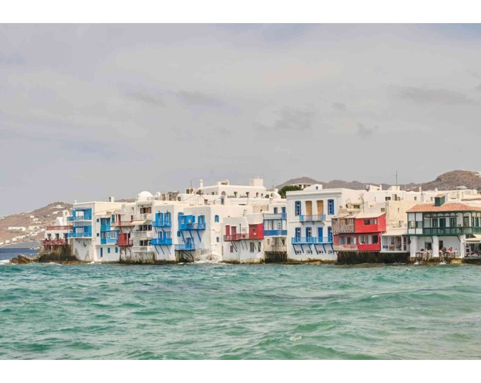 ΠΙΝΑΚΑΣ ΣΕ ΚΑΜΒΑ Μικρή Βενετία Μυκόνου