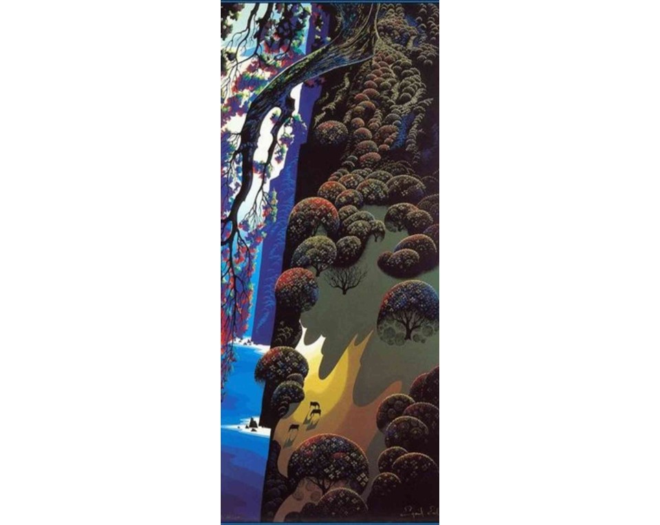 ΠΙΝΑΚΑΣ ΣΕ ΚΑΜΒΑ Eyvind Earle - Μαγευμένη Ακτή