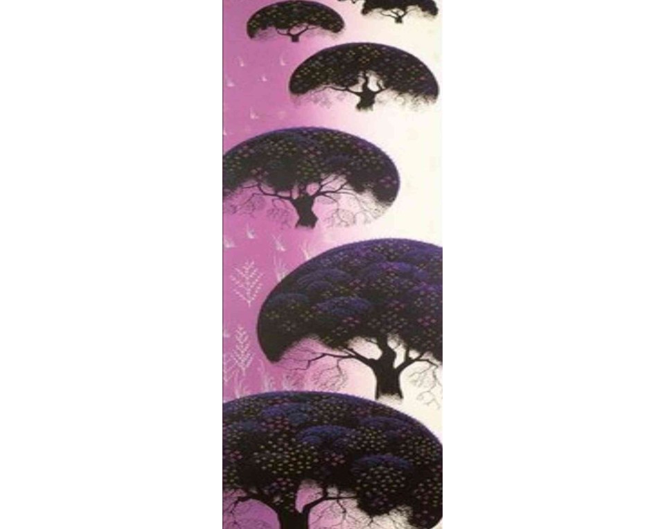 ΠΙΝΑΚΑΣ ΣΕ ΚΑΜΒΑ Eyvind Earle - Βελανιδιές της Santa Ynez