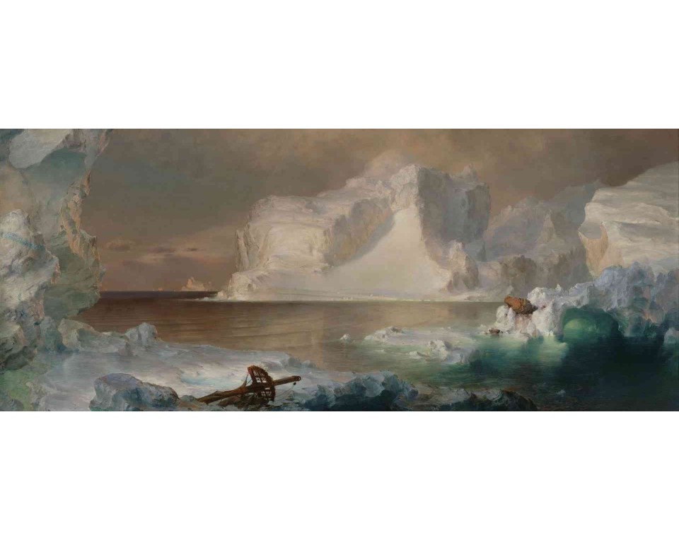 ΠΙΝΑΚΑΣ ΣΕ ΚΑΜΒΑ Frederic Edwin Church - Τα Παγόβουνα