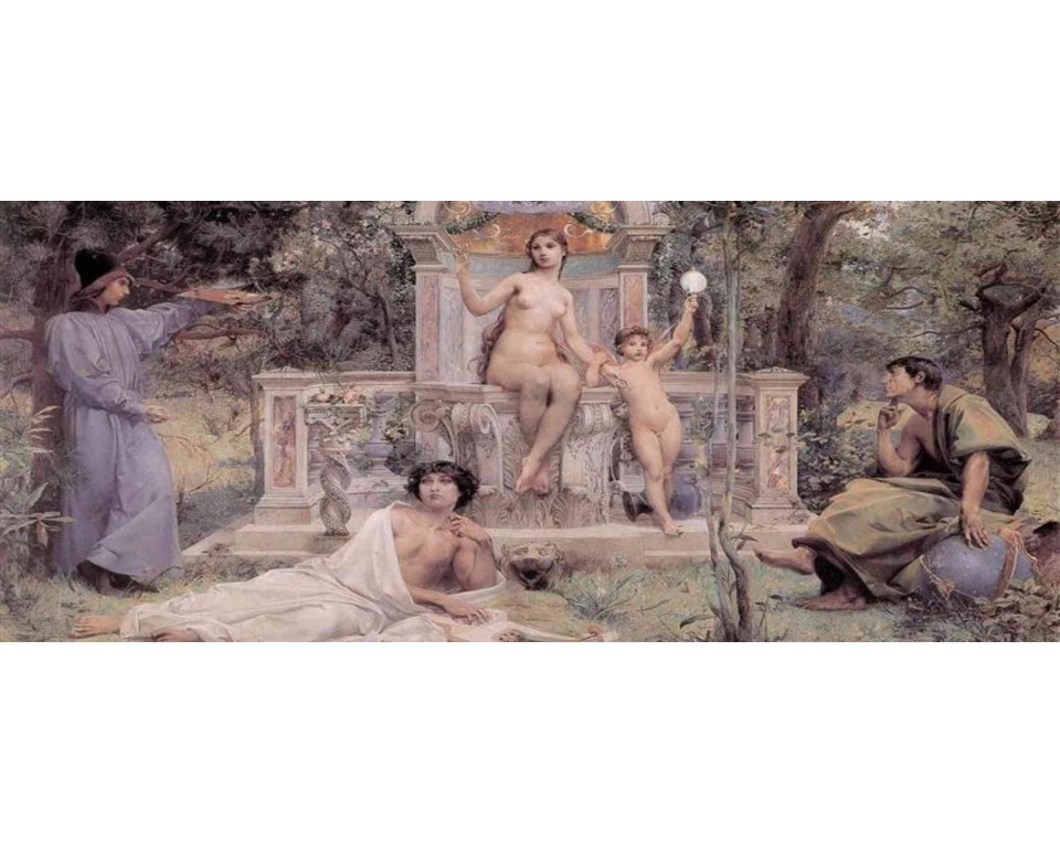 ΠΙΝΑΚΑΣ ΣΕ ΚΑΜΒΑ Luc-Olivier Merson - Η Αλήθεια