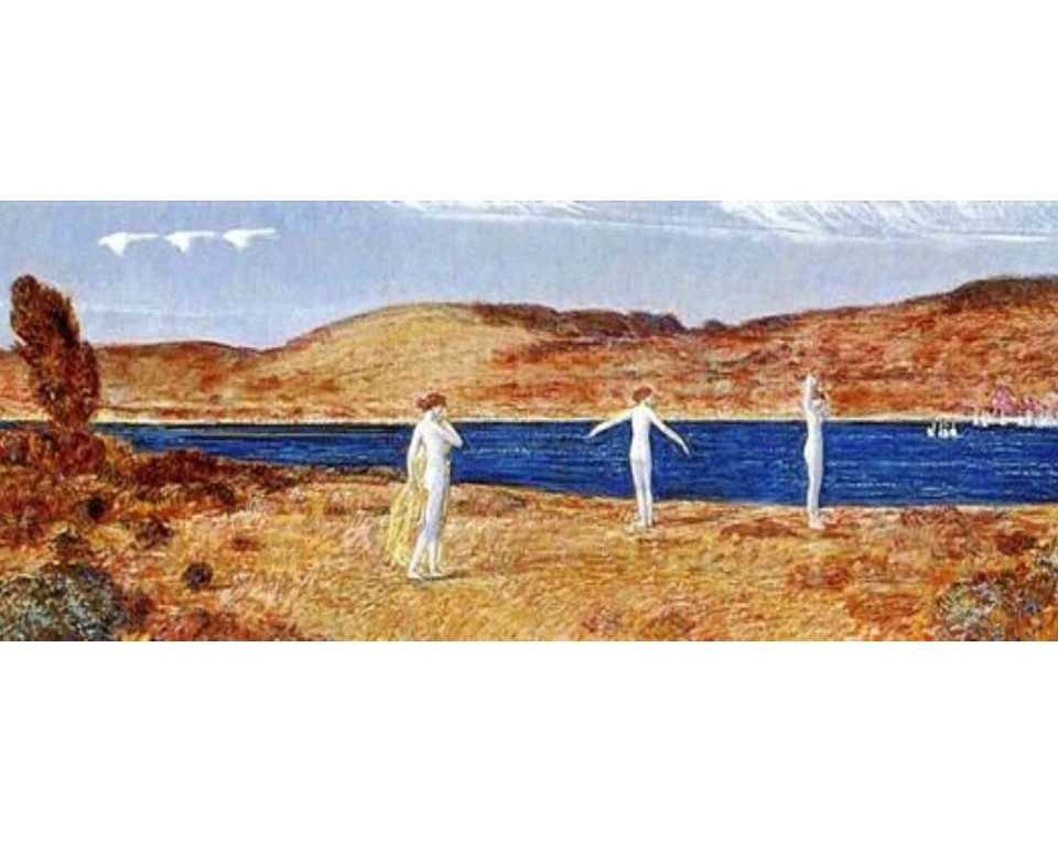 ΠΙΝΑΚΑΣ ΣΕ ΚΑΜΒΑ Childe Hassam - Άγριοι Κύκνοι Ιεροί για τον Απόλλωνα