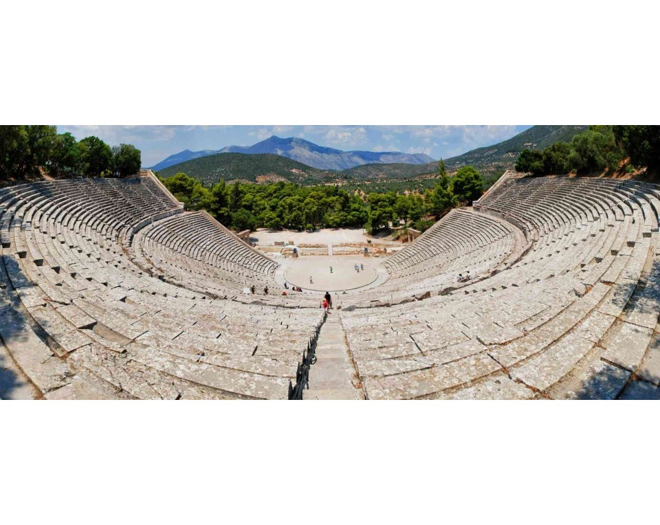 ΠΙΝΑΚΑΣ ΣΕ ΚΑΜΒΑ Αρχαίο Θέατρο της Επιδαύρου
