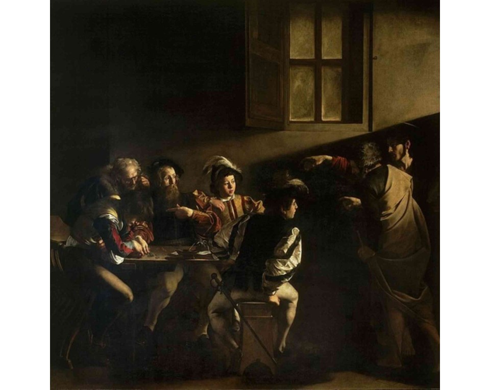 ΠΙΝΑΚΑΣ ΣΕ ΚΑΜΒΑ Caravaggio - Η Κλήση του Αγίου Ματθαίου