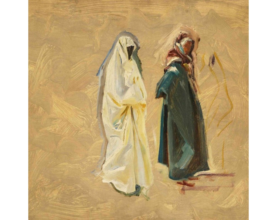 ΠΙΝΑΚΑΣ ΣΕ ΚΑΜΒΑ John Singer Sargent - Μελέτη Δύο Βεδουίνων