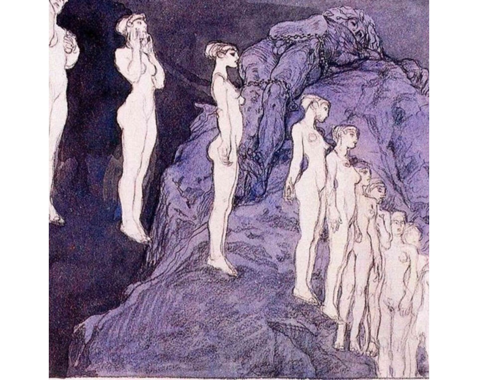 ΠΙΝΑΚΑΣ ΣΕ ΚΑΜΒΑ František Kupka - Προμηθέας Δεμένος