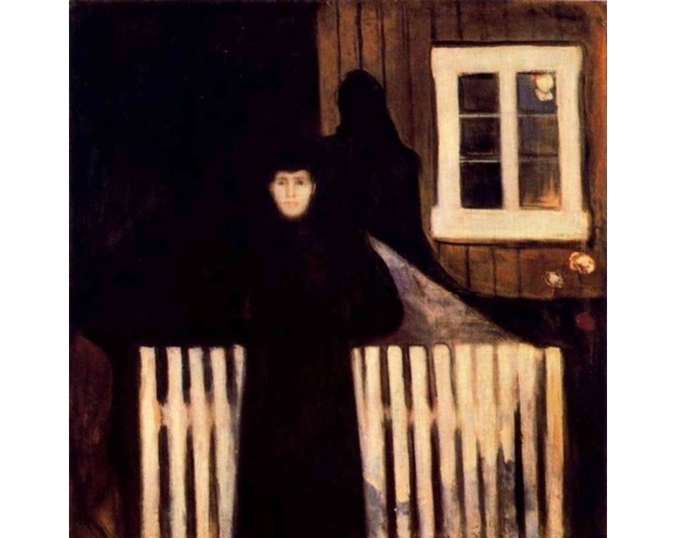 ΠΙΝΑΚΑΣ ΣΕ ΚΑΜΒΑ Edvard Munch - Σεληνόφως
