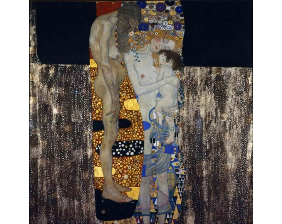 ΠΙΝΑΚΑΣ ΣΕ ΚΑΜΒΑ Gustav Klimt - Οι Τρεις Ηλικίες της Γυναίκας