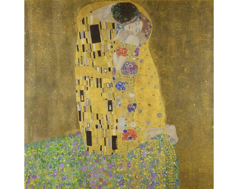 ΠΙΝΑΚΑΣ ΣΕ ΚΑΜΒΑ Gustav Klimt - Το Φιλί
