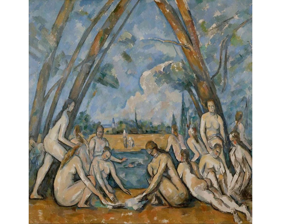 ΠΙΝΑΚΑΣ ΣΕ ΚΑΜΒΑ Paul Cézanne - Οι Μεγάλοι Λουόμενοι
