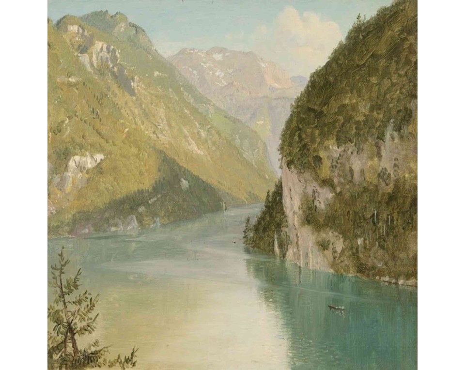 ΠΙΝΑΚΑΣ ΣΕ ΚΑΜΒΑ Königssee, Bavaria