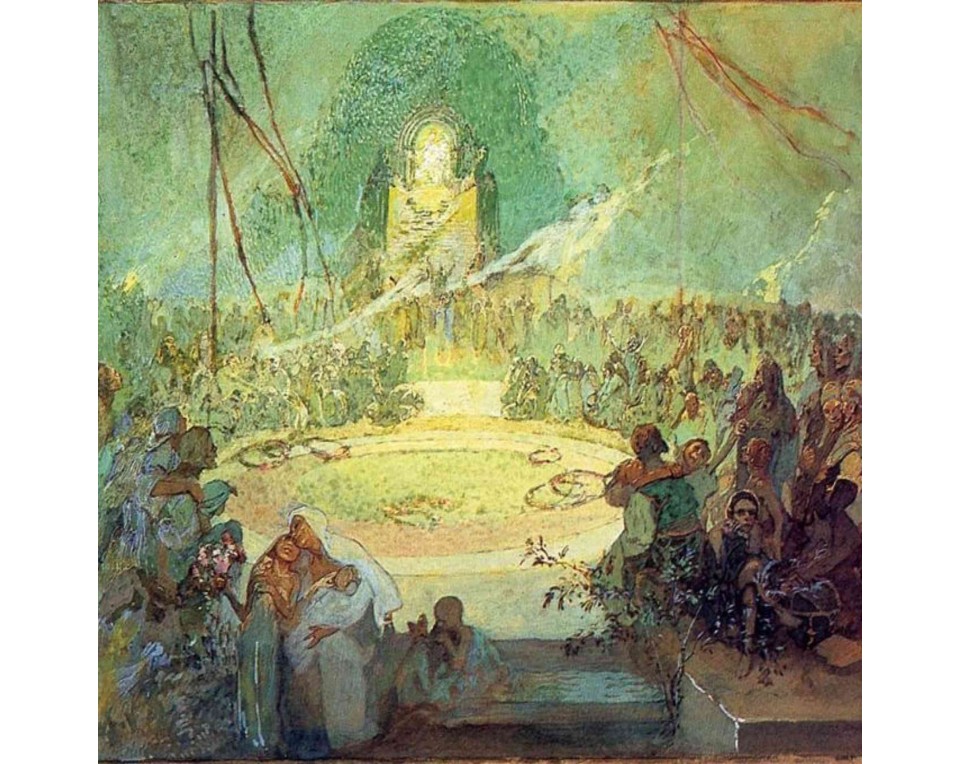 ΠΙΝΑΚΑΣ ΣΕ ΚΑΜΒΑ Alphonse Mucha - Ηλικία της Αγάπης