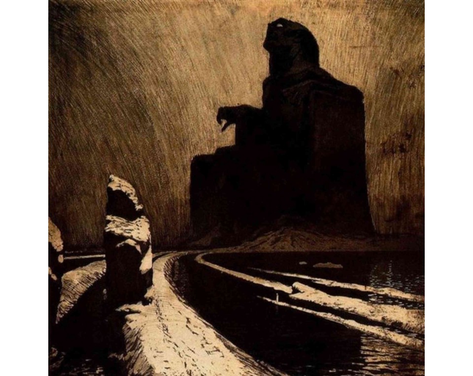 ΠΙΝΑΚΑΣ ΣΕ ΚΑΜΒΑ František Kupka - Το Μαύρο Είδωλο