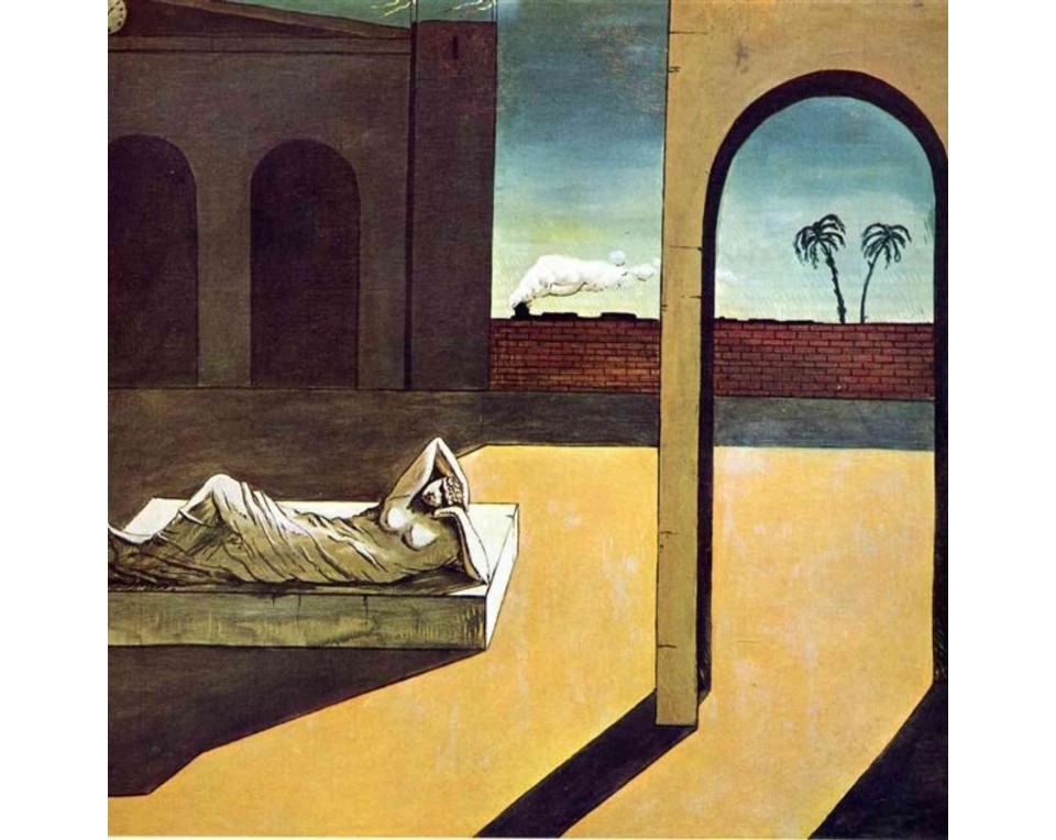 ΠΙΝΑΚΑΣ ΣΕ ΚΑΜΒΑ Giorgio de Chirico - Η Ανταμοιβή του Μάντη
