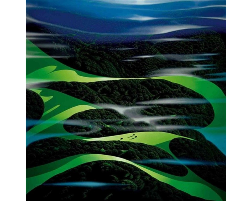 ΠΙΝΑΚΑΣ ΣΕ ΚΑΜΒΑ Eyvind Earle - Πράσινα Πεδία