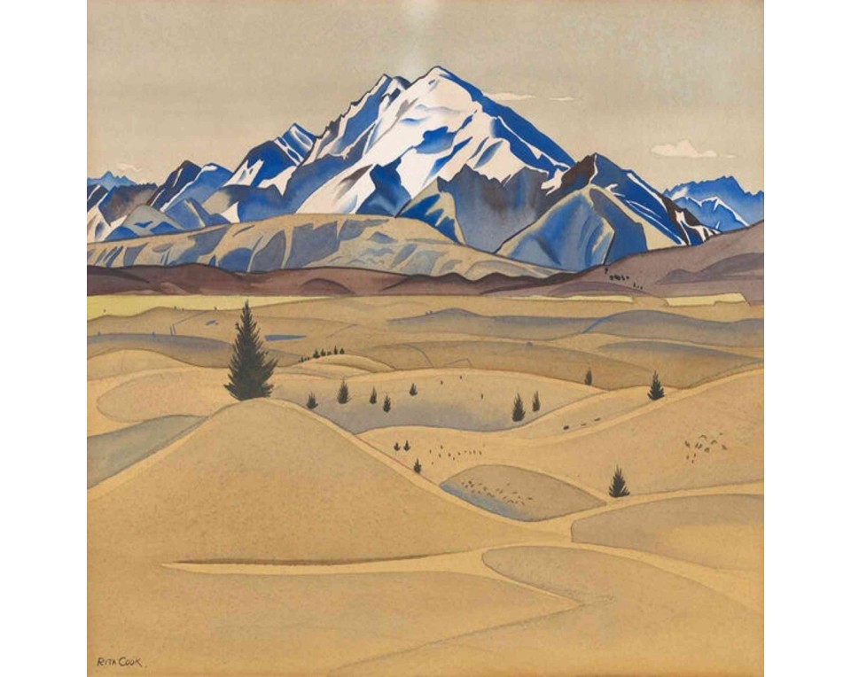 ΠΙΝΑΚΑΣ ΣΕ ΚΑΜΒΑ Rita Angus - Mount Maud