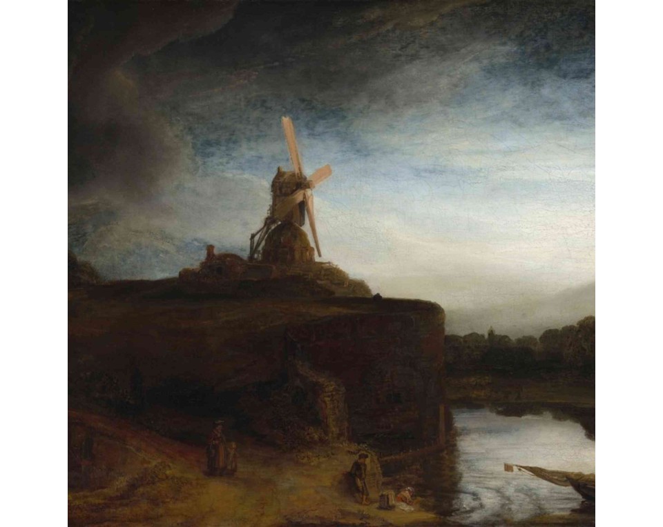 ΠΙΝΑΚΑΣ ΣΕ ΚΑΜΒΑ Rembrandt van Rijn - Ο Μύλος