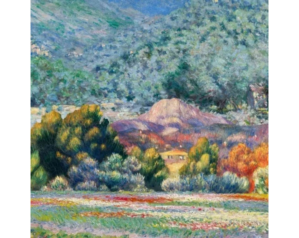 ΠΙΝΑΚΑΣ ΣΕ ΚΑΜΒΑ Pierre-Auguste Renoir - Το Όρος Σαιντ-Βικτουάρ