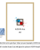 Κορνίζα ξύλινη 2εκ χρυσή με τζάμι για φωτογραφίες 42Χ59.4εκ(A2)