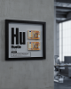 Hustle shadow box 25x25cm δώρο κίνητρο για τους φιλόδοξους με όραμα και στόχο