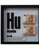 Hustle shadow box 25x25cm δώρο κίνητρο για τους φιλόδοξους με όραμα και στόχο