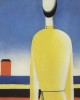 "Σύνθετη Προαίσθηση" (Complex Presentiment) του Καζιμίρ Μαλέβιτς. Εκτύπωση έργο τέχνης σε κάμβα τελαρωμένο κάθετο 40Χ60εκ 