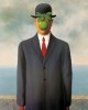 "Γιος του Ανθρώπου" (The Son of Man), ένα από τα πιο γνωστά έργα του Βέλγου σουρεαλιστή ζωγράφου Ρενέ Μαγκρίτ. Εκτύπωση έργο τέχνης σε κάμβα τελαρωμένο κάθετο 40Χ60εκ 
