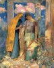 Τίτλος: Μυστική Συνομιλία" (Mystical Conversation) Καλλιτέχνης: Οντιλόν Ρεντόν (Odilon Redon) Εκτύπωση έργο τέχνης σε κάμβα τελαρωμένο κάθετο 40Χ60εκ 