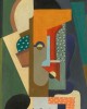"Κυβιστική Σύνθεση" ("Cubist Composition") του Γάλλου ζωγράφου Ογκίστ Ερμπέν (Auguste Herbin).  Εκτύπωση έργο τέχνης σε κάμβα τελαρωμένο κάθετο 40Χ60εκ 
