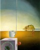 Καλλιτέχνης: Σαλβαδόρ Νταλί (Salvador Dalí) Τίτλος: «Ιπτάμενο γιγαντιαίο φλιτζάνι μόκα με ανεξήγητο παράρτημα πέντε μέτρων» Εκτύπωση έργο τέχνης σε κάμβα τελαρωμένο κάθετο 40Χ60εκ 
