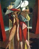 "Έκτορας και Ανδρομάχη" ("Hector and Andromache") Τζόρτζιο ντε Κίρικο (Giorgio de Chirico). Εκτύπωση έργο τέχνης σε κάμβα τελαρωμένο κάθετο 40Χ60εκ 