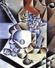  "Νεκρή φύση με λουλούδια" (Still Life with Flowers) και φιλοτεχνήθηκε από τον Ισπανό ζωγράφο Χουάν Γκρις (Juan Gris). Εκτύπωση έργο τέχνης σε κάμβα τελαρωμένο κάθετο 40Χ60εκ 