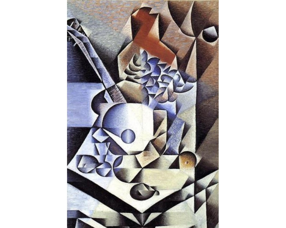  "Νεκρή φύση με λουλούδια" (Still Life with Flowers) και φιλοτεχνήθηκε από τον Ισπανό ζωγράφο Χουάν Γκρις (Juan Gris). Εκτύπωση έργο τέχνης σε κάμβα τελαρωμένο κάθετο 40Χ60εκ 