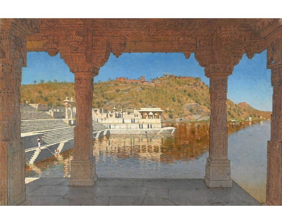 «Rajnagar, Βασίλι Βερεσάγκιν (Vasily Vereshchagin) Εκτύπωση έργο τέχνης σε κάμβα τελαρωμένο οριζόντιο 40Χ60εκ 