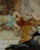 John William Waterhouse με τίτλο «Ηχώ και Νάρκισσος» Εκτύπωση έργο τέχνης σε κάμβα τελαρωμένο οριζόντιο 40Χ60εκ 