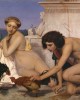 (Young Greeks Attending a Cock Fight) και δημιουργήθηκε το 1846 από τον Γάλλο ζωγράφο Ζαν-Λεόν Ζερόμ (Jean-Léon Gérôme). Εκτύπωση έργο τέχνης σε κάμβα τελαρωμένο οριζόντιο 40Χ60εκ 