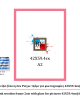 Ροζ ξύλινη κορνίζα 2εκ με τζάμι 42Χ59.4εκ(A2)
